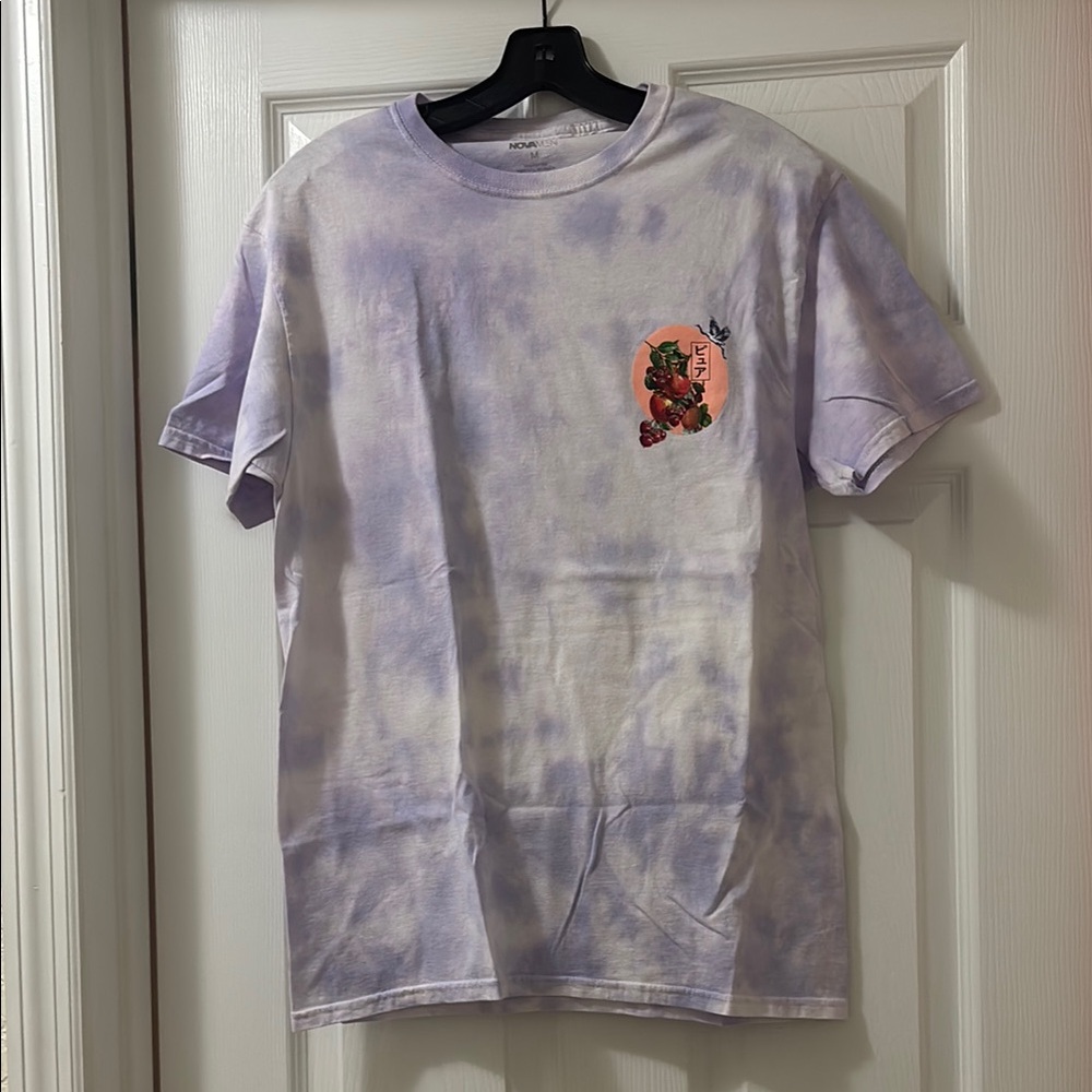 Fashion Nova Tie Dye Purple Mens T-shirt